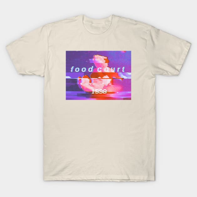 Mall Hangout T-Shirt by lofi_retrowave